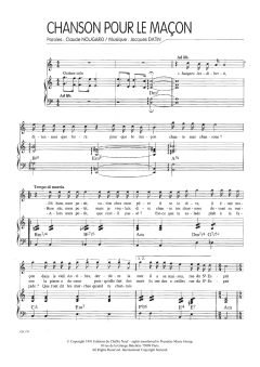 Chanson Pour Le Macon von Claude Nougaro (Download) 