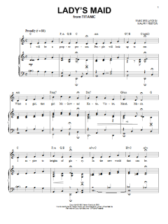 Lady's Maid von Maury Yeston (Download) 