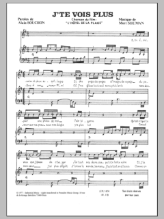 J'te Vois Plus von Mort Shuman (Download) 