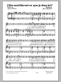 Dis Mou Qu'est Ce Que Je Fois Ici von Mort Shuman (Download) 
