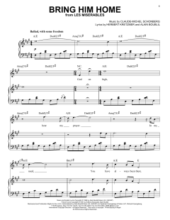 Bring Him Home von Alain Boublil (Download) 