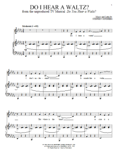 Do I Hear A Waltz? von Stephen Sondheim (Download) 