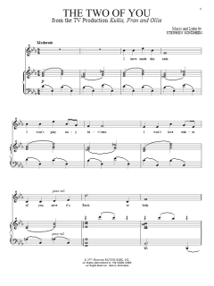 The Two Of You von Stephen Sondheim (Download) 