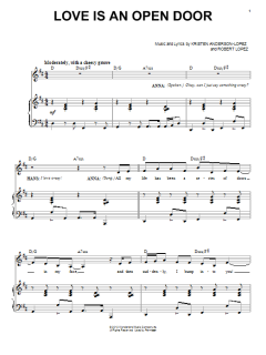 Love Is An Open Door von Robert Lopez (Download) 