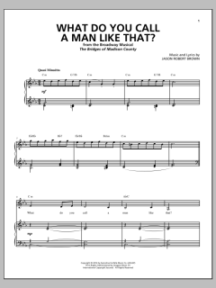 What Do You Call A Man Like That? von Jason Robert Brown (Download) 