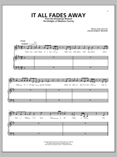 It All Fades Away von Jason Robert Brown (Download) 
