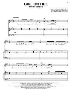 Girl On Fire (Inferno Version) von Alicia Keys (Download) 