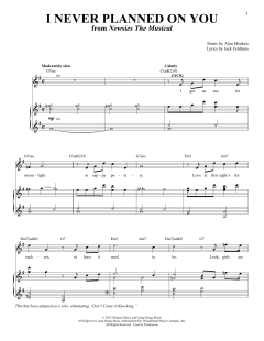 I Never Planned On You/Don't Come A-Knocking von Alan Menken (Download) 
