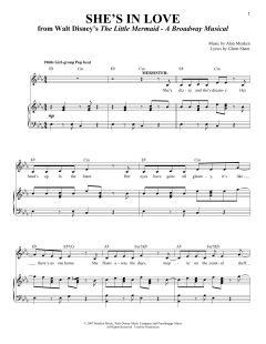 She's In Love von Alan Menken (Download) 