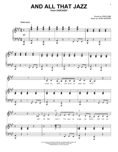 And All That Jazz von Fred Ebb (Download) 
