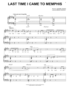 Last Time I Came To Memphis von Jeanine Tesori (Download) 