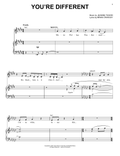 You're Different von Jeanine Tesori (Download) 