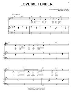 Love Me Tender von Elvis Presley (Download) 