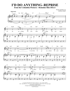 I'd Do Anything - Reprise von Lionel Bart (Download) 