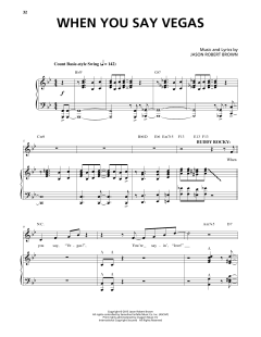 When You Say Vegas von Jason Robert Brown (Download) 
