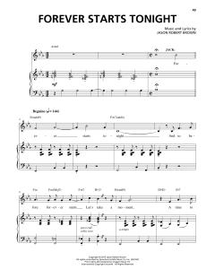 Forever Starts Tonight von Jason Robert Brown (Download) 