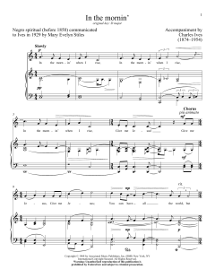 In The Mornin' von Richard Walters (Download) 