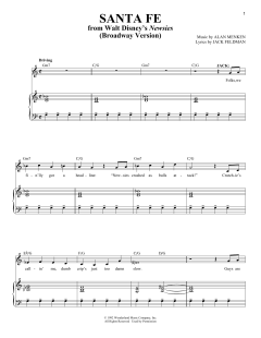 Santa Fe von Alan Menken (Download) 