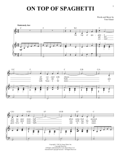 On Top Of Spaghetti von Tom Glazer (Download) 