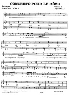 Concerto Pour Le Reve von Guy Bonnet (Download) 