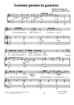 Laissez Passer La Gamine von Martine Clemenceau (Download) 