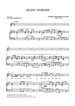 Silent Worship von George Frideric Handel (Download) 