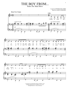 The Boy From... von Stephen Sondheim (Download) 