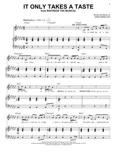 It Only Takes A Taste von Sara Bareilles (Download) 