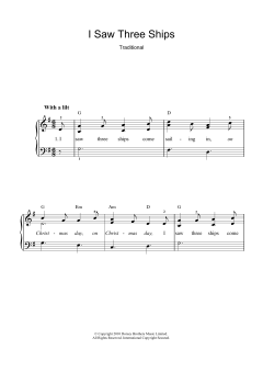 I Saw Three Ships von Traditional (Download) 
