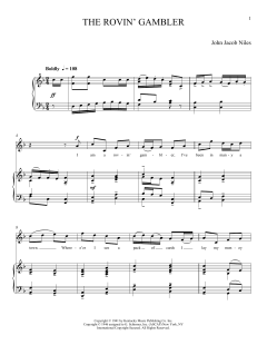 The Rovin' Gambler von John Jacob Niles (Download) 