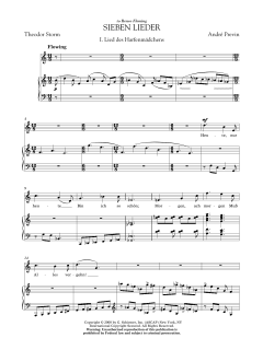 Sieben Lieder von Theodor Storm (Download) 