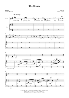 The Bourne (for soprano and harp) von Nicola LeFanu (Download) 