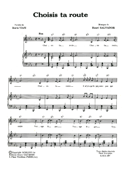 Choisis Ta Route von Henri Salvador (Download) 