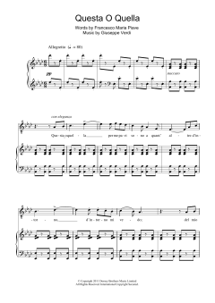Questa O Quella von Andrea Bocelli (Download) 