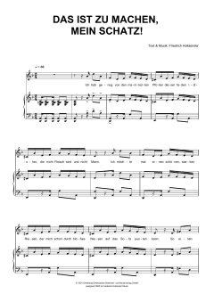 Das Ist Zu Machen, Mein Schatz! von Friedrich Holländer (Download) 