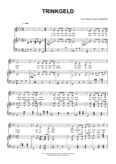 Trinkgeld von Friedrich Holländer (Download) 