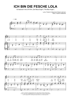 Ich Bin Die Fesche Lola von Robert Liebmann (Download) 