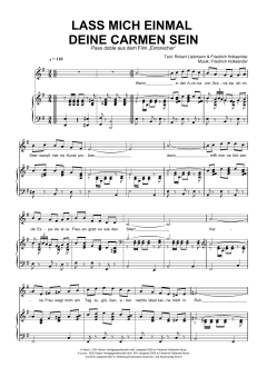 Lass Mich Einmal Deine Carmen Sein von Robert Liebmann (Download) 