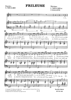 Frileuse von Claude Nougaro (Download) 