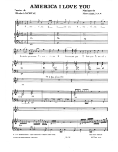 America I Love You von Mort Shuman (Download) 