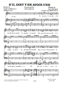 S'il Doit Y En Avoir Une von Mort Shuman (Download) 