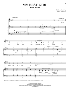 My Best Girl (My Best Beau) von Jerry Herman (Download) 