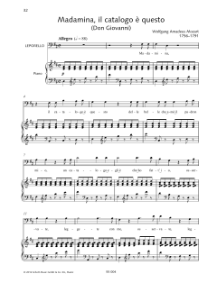 Madamina, il catalogo è questo von Wolfgang Amadeus Mozart (Download) 