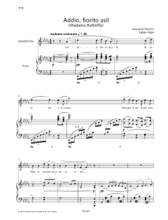 Addio, fiorito asil von Giacomo Puccini (Download) 