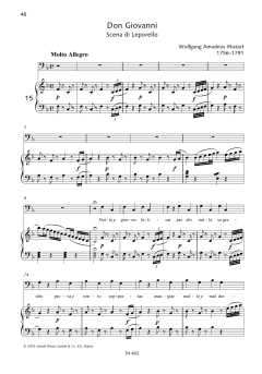 Notte e giorno faticar von Wolfgang Amadeus Mozart (Download) 