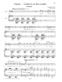 Vanne... Credo in un Dio crudel von Giuseppe Verdi (Download) 