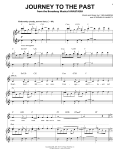 Journey To The Past von Lynn Ahrens (Download) 