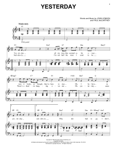 Yesterday von The Beatles (Download) 