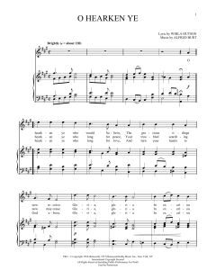O Hearken Ye von Alfred Burt (Download) 