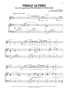 Finale (Ultimo) von Alan Menken (Download) 